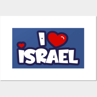 I Love Israel Posters and Art